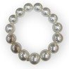 Bracelet Perles de Majorque Blanches 14mm