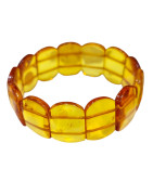 Bracelet Ambre Baltique Lamelles