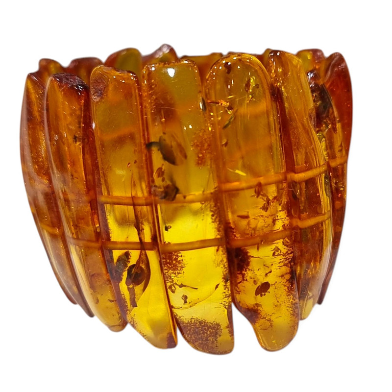 Bracelet Ambre Baltique Lamelles