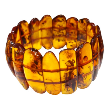 Bracelet Ambre Baltique Lamelles