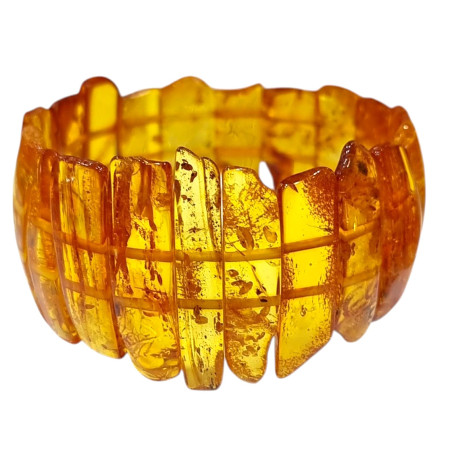 Bracelet Ambre Baltique Lamelles