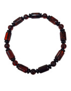 Bracelet Ambre Baltique Rouge