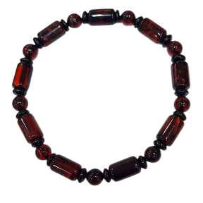 Bracelet Ambre Baltique Rouge