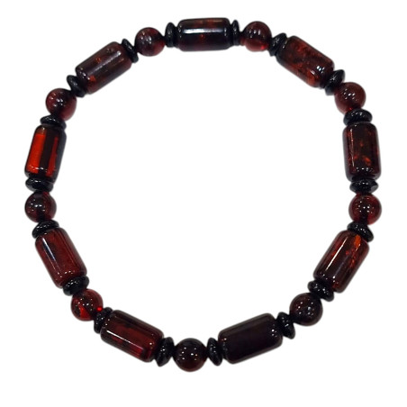 Bracelet Ambre Baltique Rouge