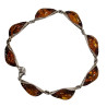 Bracelet Ambre Baltique Argent 925 avec Fermoir