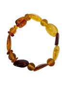 Bracelet Ambre Baltique Pierres Polies