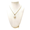Pendentif Opale Ovale avec Chaine Argent 925