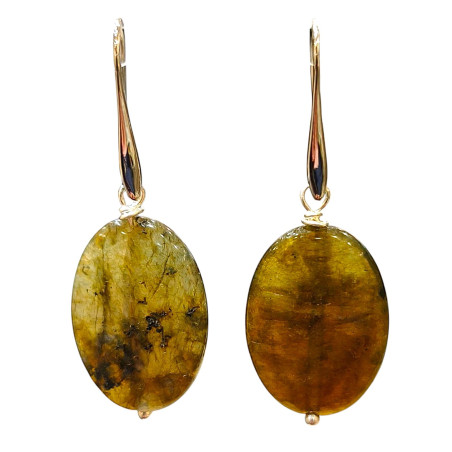 Boucles Labradorite Ovale
