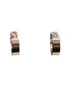 Boucles Mini Créoles Acier Plaqué Or Rose 10mm