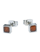 Boucles Bois Acier Carrées 5x5mm