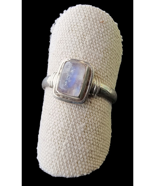 Bague Pierre de lune argent 925