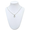 Pendentif Opale et Zirconium avec Chaîne 40cm Argent 925