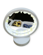 Veilleuse Zen Miroir Citrine Naturelle Eclairage LED USB