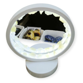 Veilleuse Zen Miroir Citrine Naturelle Eclairage LED USB