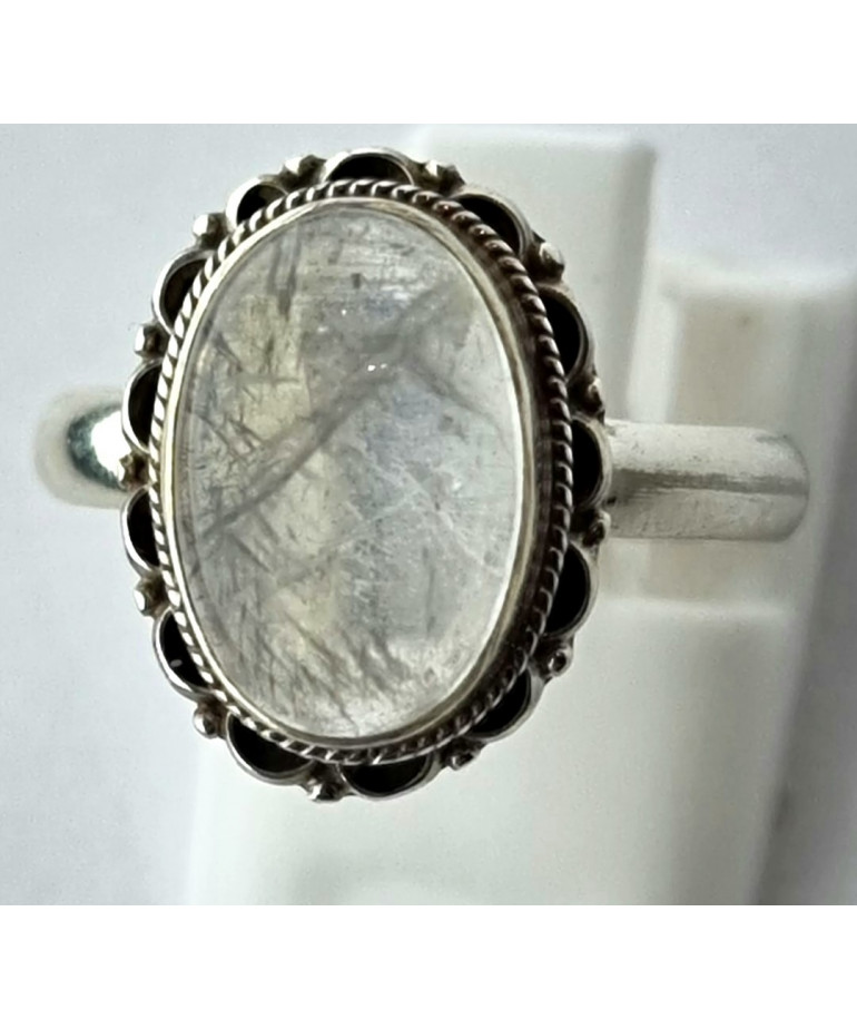 Bague Pierre de lune argent 925 Taille 58