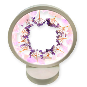 Veilleuse Zen Arbre du Bonheur Améthyste Eclairage LED USB