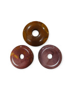 Pendentif Jaspe Mokaïte Donut