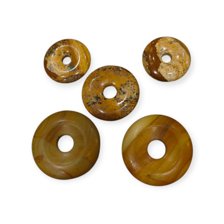 Pendentif Jaspe Paysage Donut