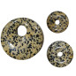 Pendentif Jaspe Dalmatien Donut