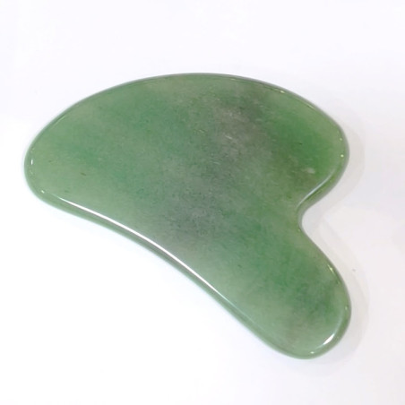 Gua Sha de massage Aventurine verte