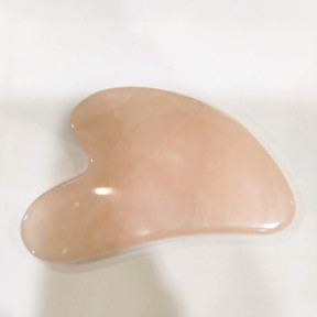 Gua Sha de Massage Quartz Rose