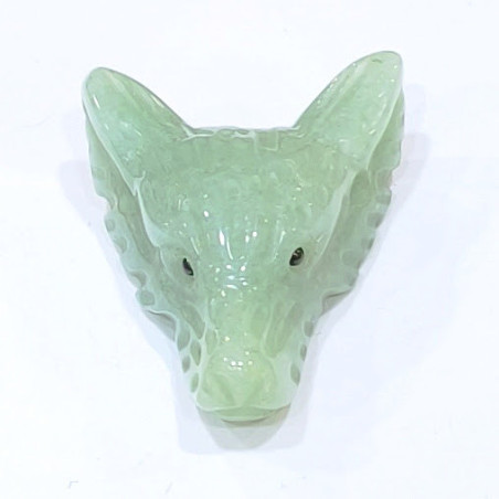 Pendentif Tête de Loup Amazonite