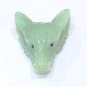 Pendentif Tête de Loup Amazonite