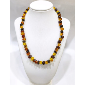 Collier Ambre Baltique Multicolore Baroque Bébé