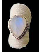 Bague Pierre de lune argent 925 Taille 58