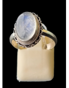 Bague Pierre de lune argent 925 Taille 58