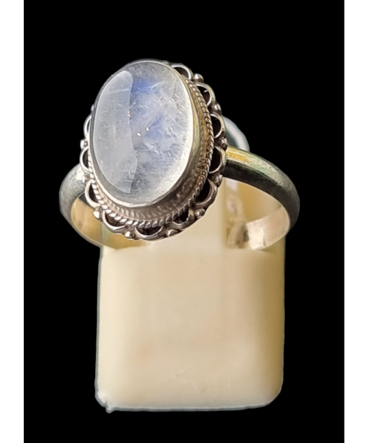 Bague Pierre de lune argent 925 Taille 58