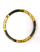 Bracelet Corne Laquée Type Jonc Or