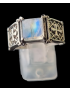 Bague Pierre de lune argent 925 Taille 63