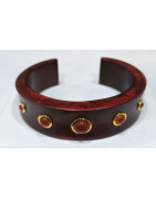 Bracelet Cornaline Bois Collection NIIKI PARIS