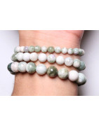 Bracelet Jade Impérial pierres rondes