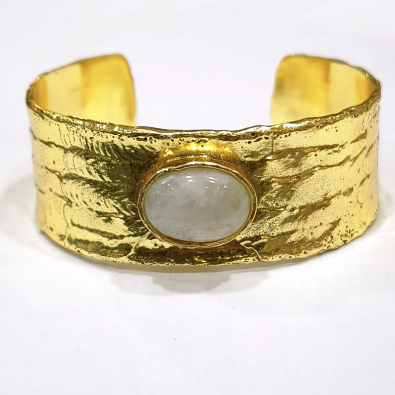 Bracelet Perle d'Eau Douce Laiton Plaqué Or Collection NIIKI PARIS