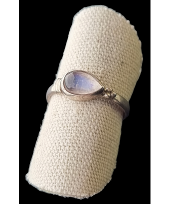 Bague Pierre de lune argent 925 Taille 57