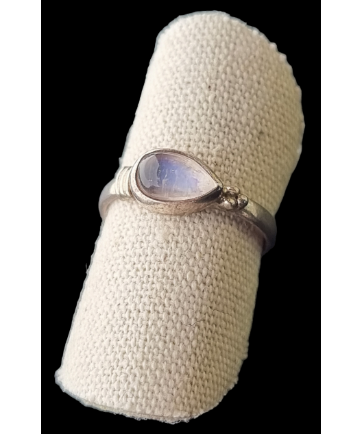 Bague Pierre de lune argent 925 Taille 57
