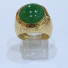 Bague Jade Laiton Plaqué Or Taille 53 Collection NIIKI PARIS