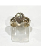 Bague Labradorite Argent 925 Taille 50