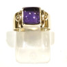 Bague Améthyste Argent 925 Cabochon