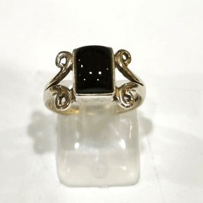 Bague Onyx Argent 925 Taille 52