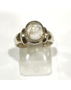 Bague Pierre de Lune Argent 925 Taille 50