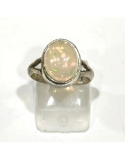 Bague Opale Argent 925 Taille 56