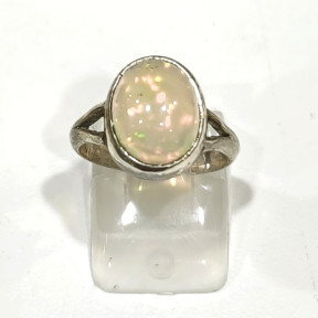 Bague Opale Argent 925 Taille 56