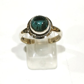Bague Fluorite Bleue Argent 925 Taille 60