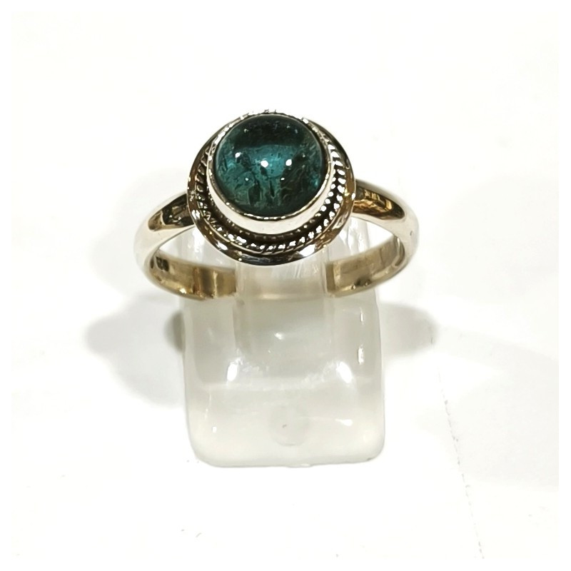 Bague Fluorite Bleue Argent 925 Taille 60
