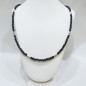 Collier Lapis-Lazuli Argent 925 20 cm + 5