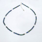 Collier Azurite Argent 925 20 cm + 5