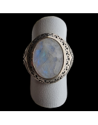 Bague Pierre de lune argent 925 Taille 60